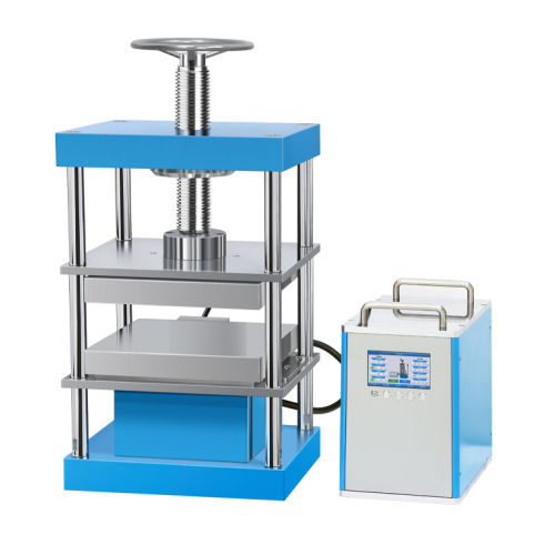 40T 300C/500C Split Type Automatic Hydraulic Heated Press Machine With 400x400mm Heating Plate