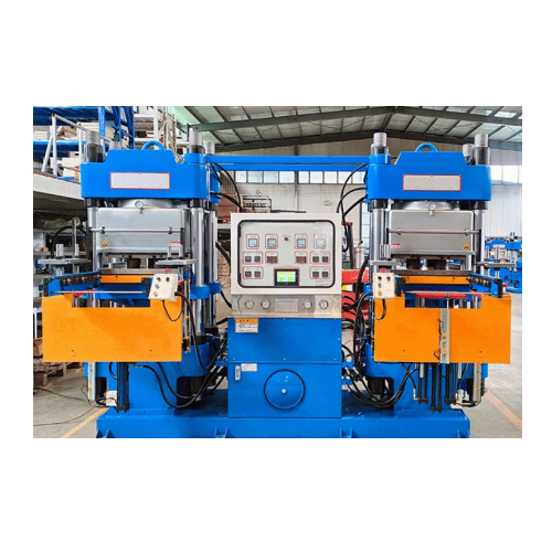 Automatic Double Workstation Vacuum Vulcanizer Machine For Silicone Flat Vulcanizing