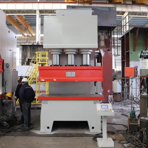 Single-Column 500T Powder Hydraulic Press For Metal Pellet Compaction