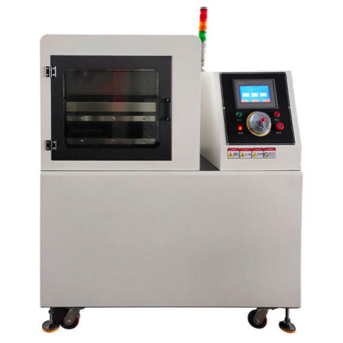 Pressure Controlled Laboratory 30T Double Plate Rubber Vulcanizing Press Machine With Automatic Exhaust Function
