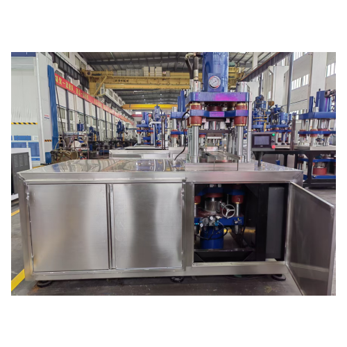 Automatic 150 Ton 4 Post Hydraulic Servo Press For Powder Compacting