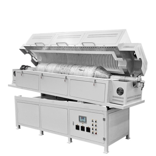 Laboratory 1050℃ Tilting Rotary Tube Furnace With Stainless Steel Tube