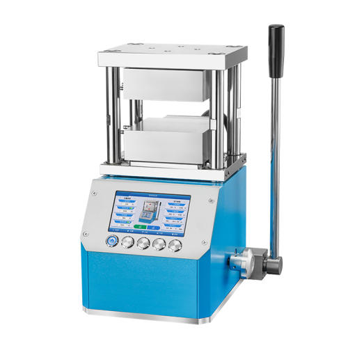 5T Laboratory High Temperature Manual Hot Press Machine With 120x120 Double Heating Plate